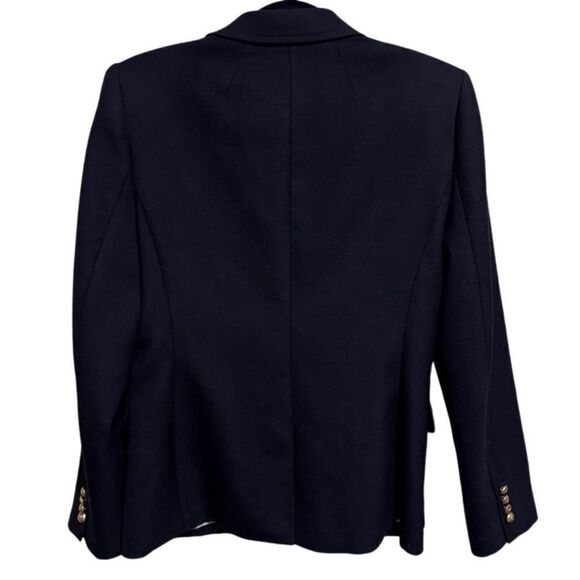 J CREW- Rhodes Two Button Blazer in 100% Italian Wool Wrinkle Resistant Black, 8 - Picture 9 of 16